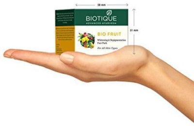 BIOTIQUE Bio Fruit Whitening And Depigmentation & Tan Removal Face Pack(1 ml)