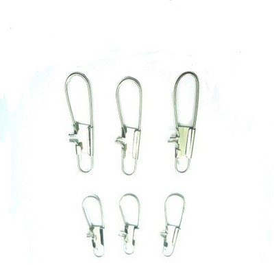 JUST ONE CLICK connector snap Fly Fishing Snap Swivel(Line Clip Included, Set of  6)