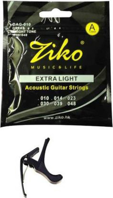 Ziko Acoustic 010 Guitar String(6 Strings)