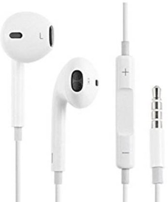 CELWARK HEADPHONE WIRED HEADSET WITH MIC Wired Headset(White, In the Ear)