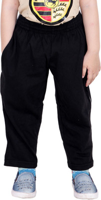 SHELLOCKS Track Pant For Boys(Black, Pack of 1)