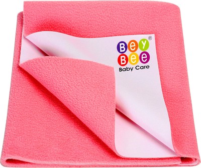 BeyBee Cotton Baby Bed Protecting Mat(Salmon Rose, Extra Large)