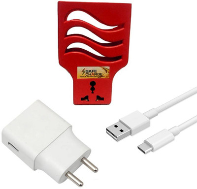 DAKRON Wall Charger Accessory Combo for Samsung Galaxy A30s(White)