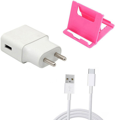 DAKRON Wall Charger Accessory Combo for OPPO A5 2020(White)