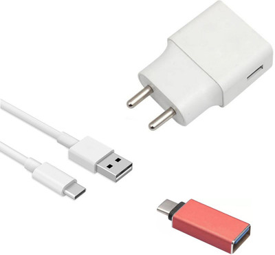 DAKRON Wall Charger Accessory Combo for Motorola One Action(White)