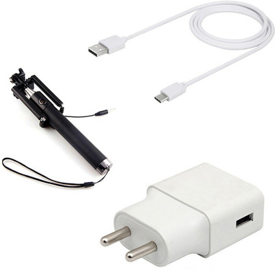 DAKRON Wall Charger Accessory Combo for LG G8s ThinQ(White)