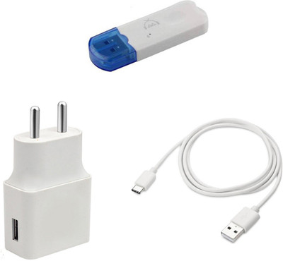 DAKRON Wall Charger Accessory Combo for Samsung Galaxy A70s(White)