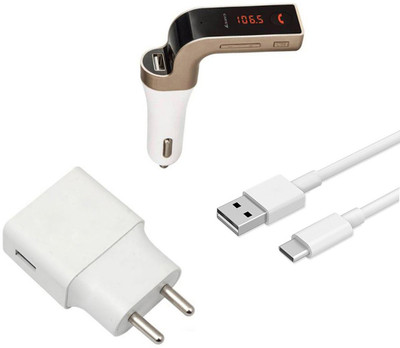 DAKRON Wall Charger Accessory Combo for LG G8X ThinQ(White)