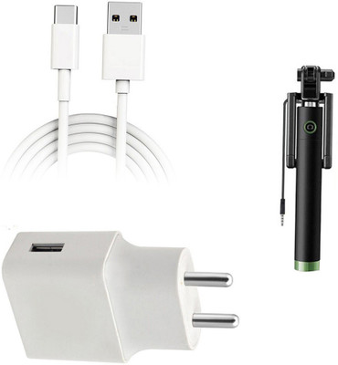 SARVIN Wall Charger Accessory Combo for OPPO A9(White)