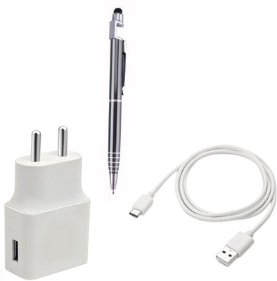 DAKRON Wall Charger Accessory Combo for Lenovo K10 Note(White)