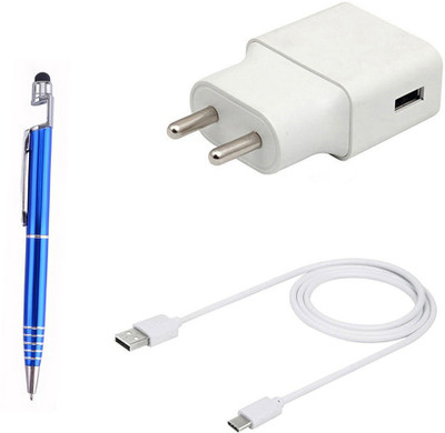 DAKRON Wall Charger Accessory Combo for OPPO F15(White)