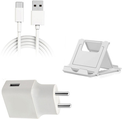 DAKRON Wall Charger Accessory Combo for OPPO K3(White)