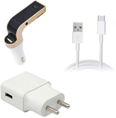 DAKRON Wall Charger Accessory Combo for OPPO Reno 2(White)