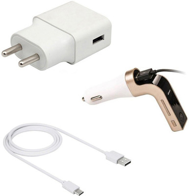 SARVIN Wall Charger Accessory Combo for Vivo Z1x(White)
