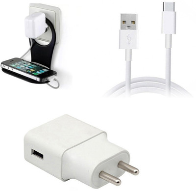 DAKRON Wall Charger Accessory Combo for Xiaomi Redmi Note 8(White)