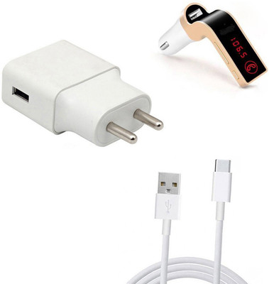 DAKRON Wall Charger Accessory Combo for Blackview BV9700 Pro(White)