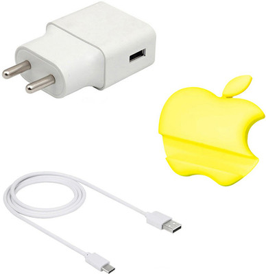 DAKRON Wall Charger Accessory Combo for OPPO F15(White)
