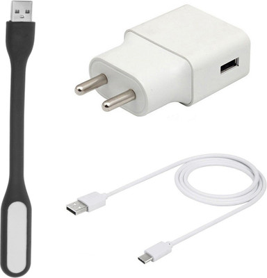 SARVIN Wall Charger Accessory Combo for Motorola One Macro(White)