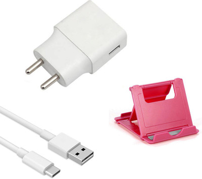 DAKRON Wall Charger Accessory Combo for Lenovo Z6 Pro(White)