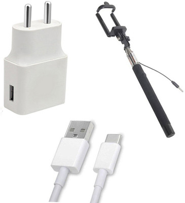 DAKRON Wall Charger Accessory Combo for Realme X(White)