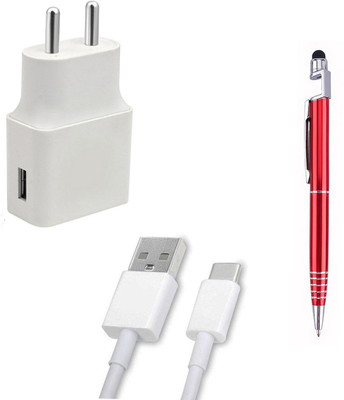 DAKRON Wall Charger Accessory Combo for Samsung Galaxy A80(White)