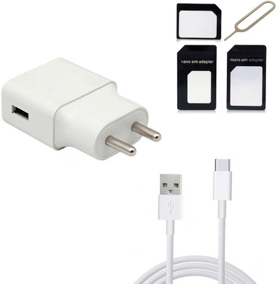 DAKRON Wall Charger Accessory Combo for Vivo V17 Pro(White)