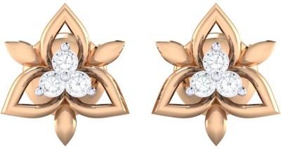 Diamtrendz Jewels Rose Gold 18kt Diamond Stud Earring