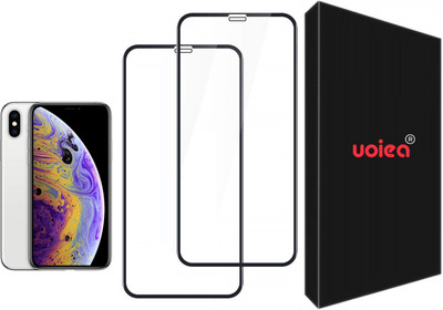 UOIEA Edge To Edge Tempered Glass for Apple iPhone XS(Pack of 2)