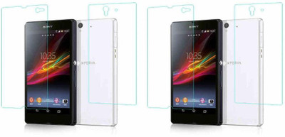 MudShi Front and Back Screen Guard for Sony Xperia Z1(Pack of 4)