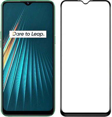LIKEDESIGN Edge To Edge Tempered Glass for Realme 5i(Pack of 1)