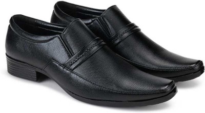 Camfoot Latest collection & Comfortable Artificial Leather Formal Shoes Slip On For Men(Black)
