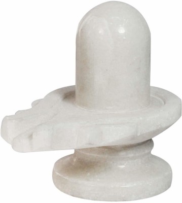 Shiv Decorative Showpiece  -  8 cm(Marble, White)