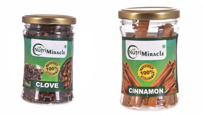 NUTRI MIRACLE clove cinnamon stic combo pack(2 x 75 g)