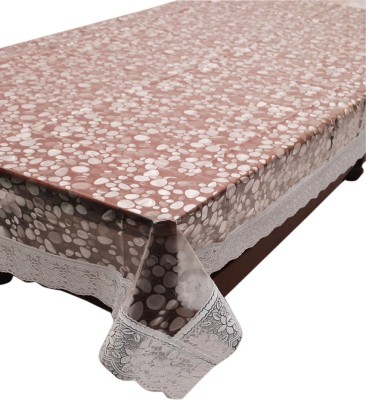 E-Retailer Abstract 4 Seater Table Cover(Transparent, PVC)