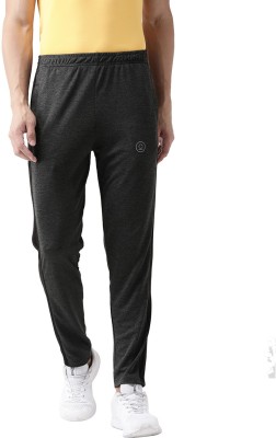 CHKOKKO Self Design Men Grey Track Pants