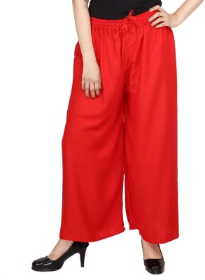 Swastik Stuffs Regular Fit Women Red Trousers