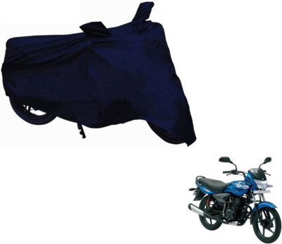 ask Two Wheeler Cover for Bajaj(Platina 100 DTS-i, Blue)