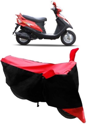 APNEK Waterproof Two Wheeler Cover for Mahindra(Flyte, Red, Black)