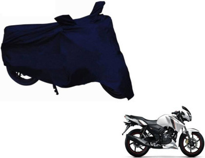 ask Two Wheeler Cover for TVS(Apache RTR 180, Blue)