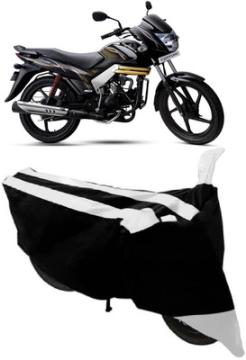 AutoKick Two Wheeler Cover for Mahindra(Centuro, White)