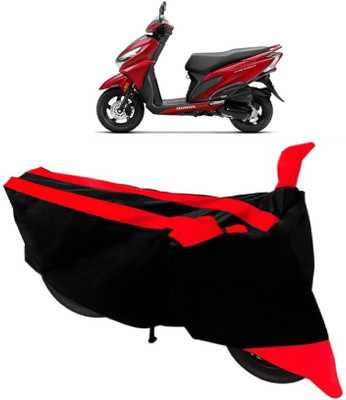 AutoKick Two Wheeler Cover for Honda(Grazia, Red)