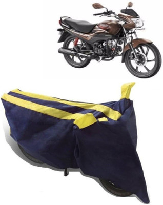 AutoKick Two Wheeler Cover for Hero(Passion, Yellow)