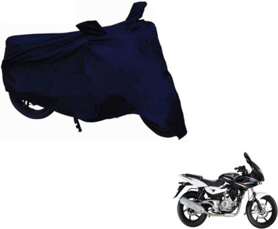 ANLOPE Two Wheeler Cover for Bajaj(Pulsar RS 200, Blue)