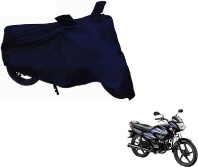 ask Two Wheeler Cover for Hero(Splendor I Smart, Blue)