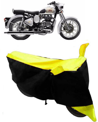 AutoKick Two Wheeler Cover for Royal Enfield(Classic 350, Yellow)