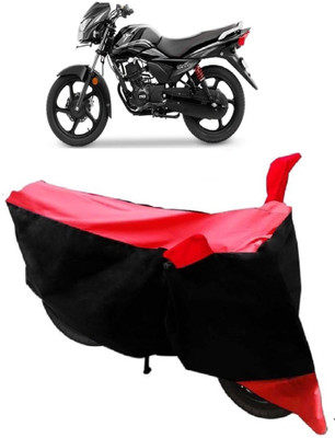 AutoRock Two Wheeler Cover for TVS(Victor New, Red)