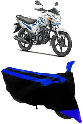 Elegance Two Wheeler Cover for Suzuki(Hayate, Blue)