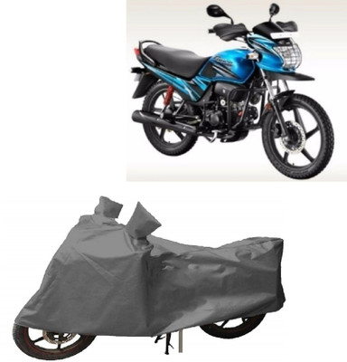 Elegance Two Wheeler Cover for Hero(Passion Pro TR, Grey)