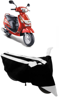 AutoRock Two Wheeler Cover for Mahindra(Duro, White)