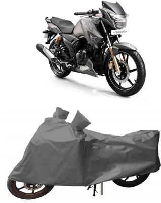 Elegance Two Wheeler Cover for TVS(Apache RTR 180, Grey)